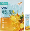Sea Moss Electrolytes Powder Packets - Hydration Packets Sugar Free - Electrolyte Packets with 30 Sticks - Zero Sugar & 0 Calorie - Keto Friendly - Gluten Free Drink Mix - Mango Pineapple