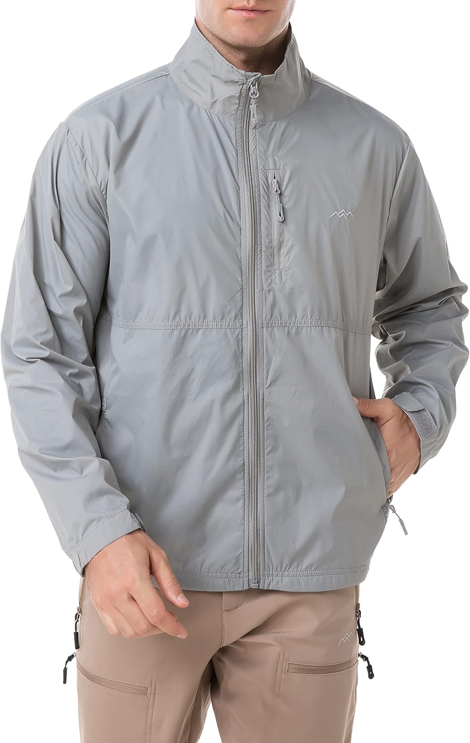 TRAILSIDE SUPPLY CO. Mens Windbreaker Jackets Lightweight Packable Jacket