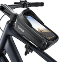 Lamicall Bike Frame Bag Waterproof - [1s Release] Bike Phone Mount Holder