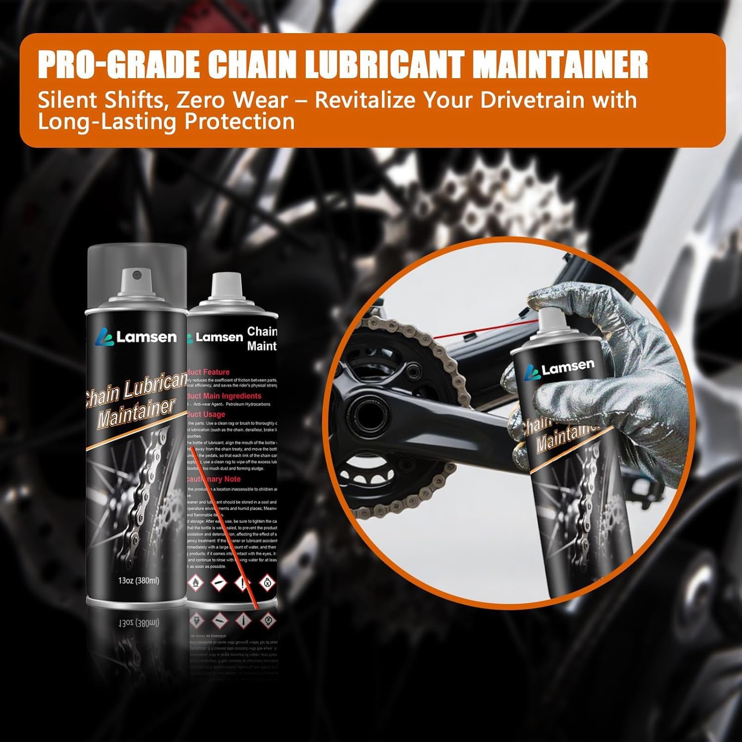 Chain Cleaner Kit Professional Bike Chain Cleaner Motorcycle Cleaner