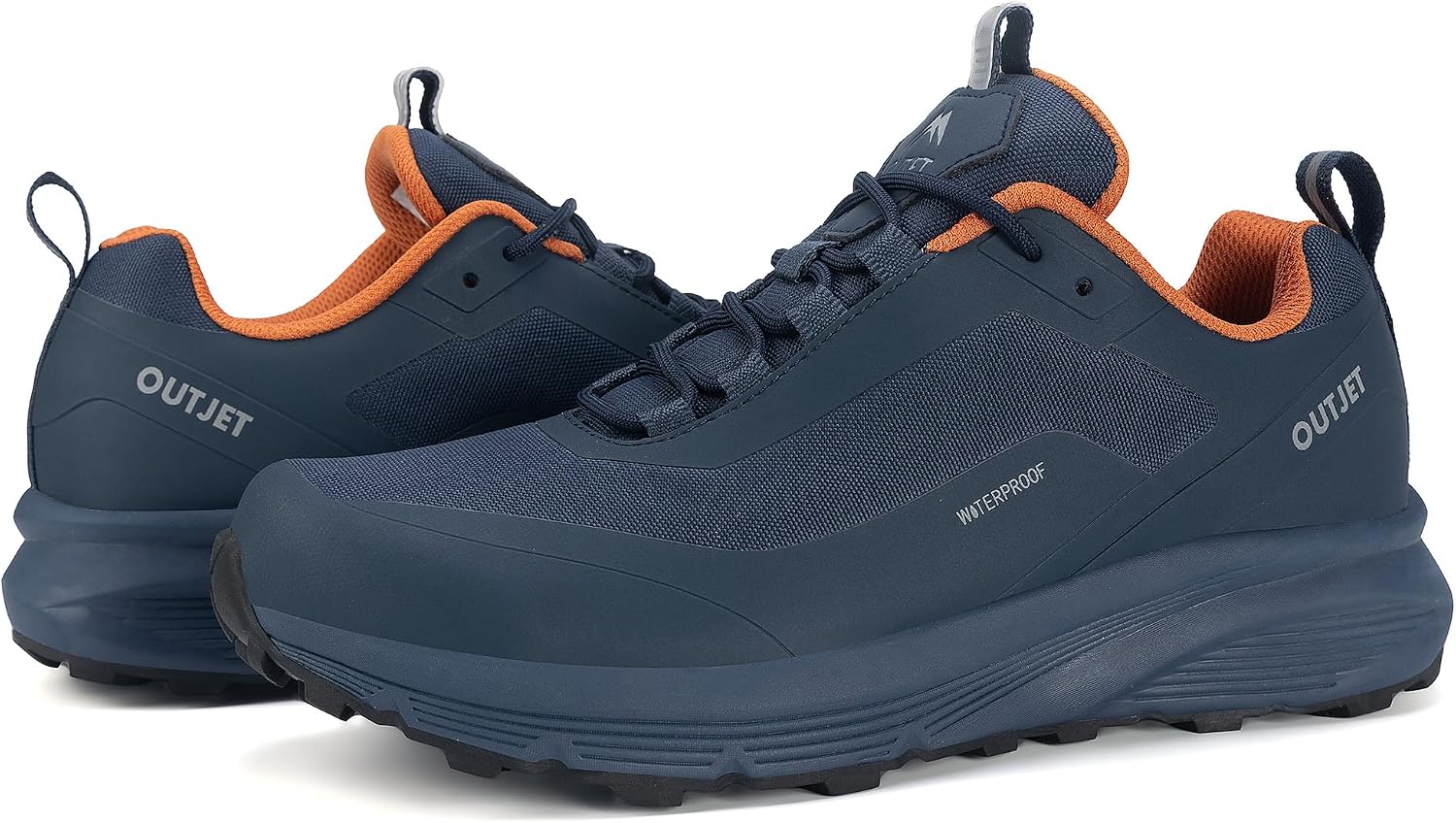 Men's Waterproof Hiking Shoes Lightweight Breathable Anti Slip Outdoor Shoes