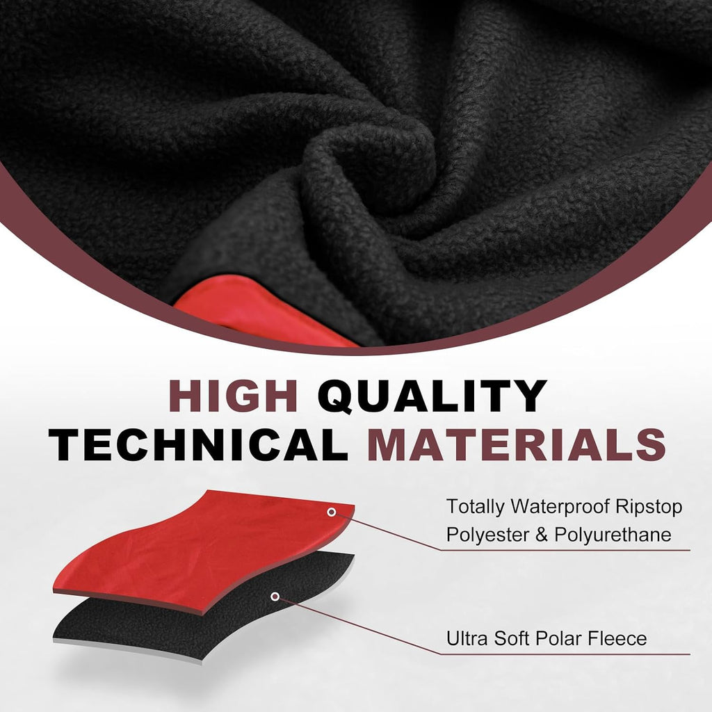 Large Waterproof Outdoor Stadium Blanket 80"x 58"
