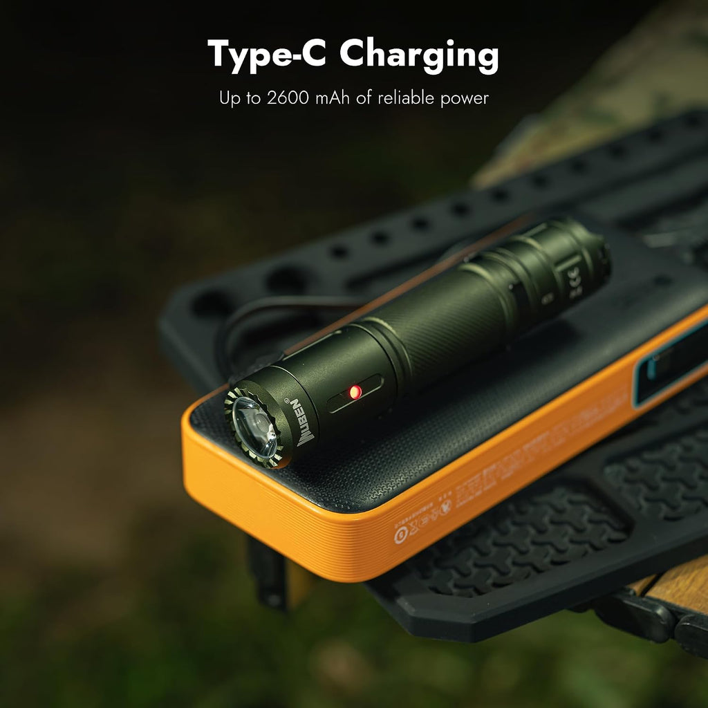 WUBEN C3 Flashlight 1200 High Lumens 6 Modes Rechargeable Flashlights
