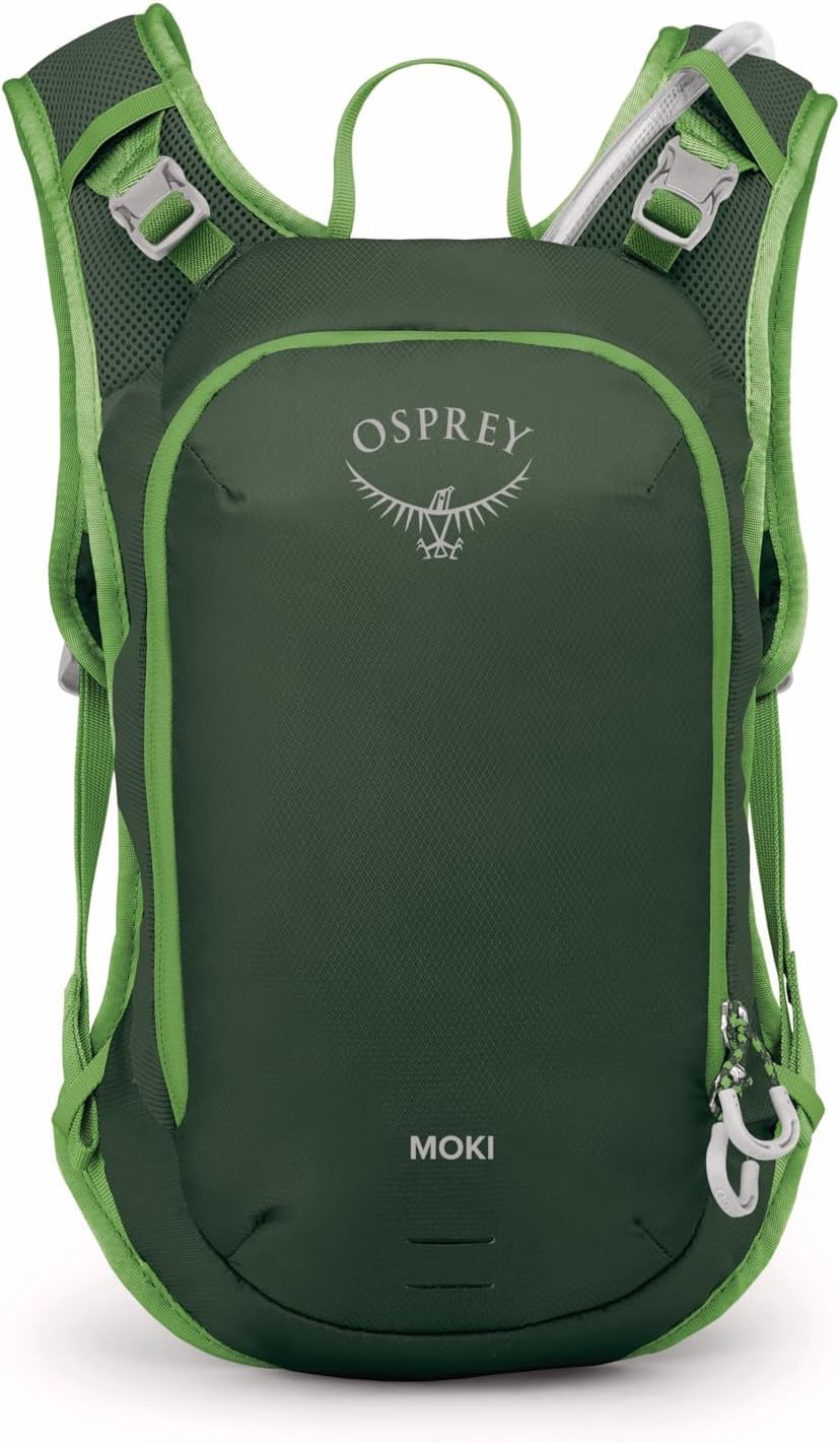 Osprey Moki 3L Kids' Bike Hydration Pack, Green OS