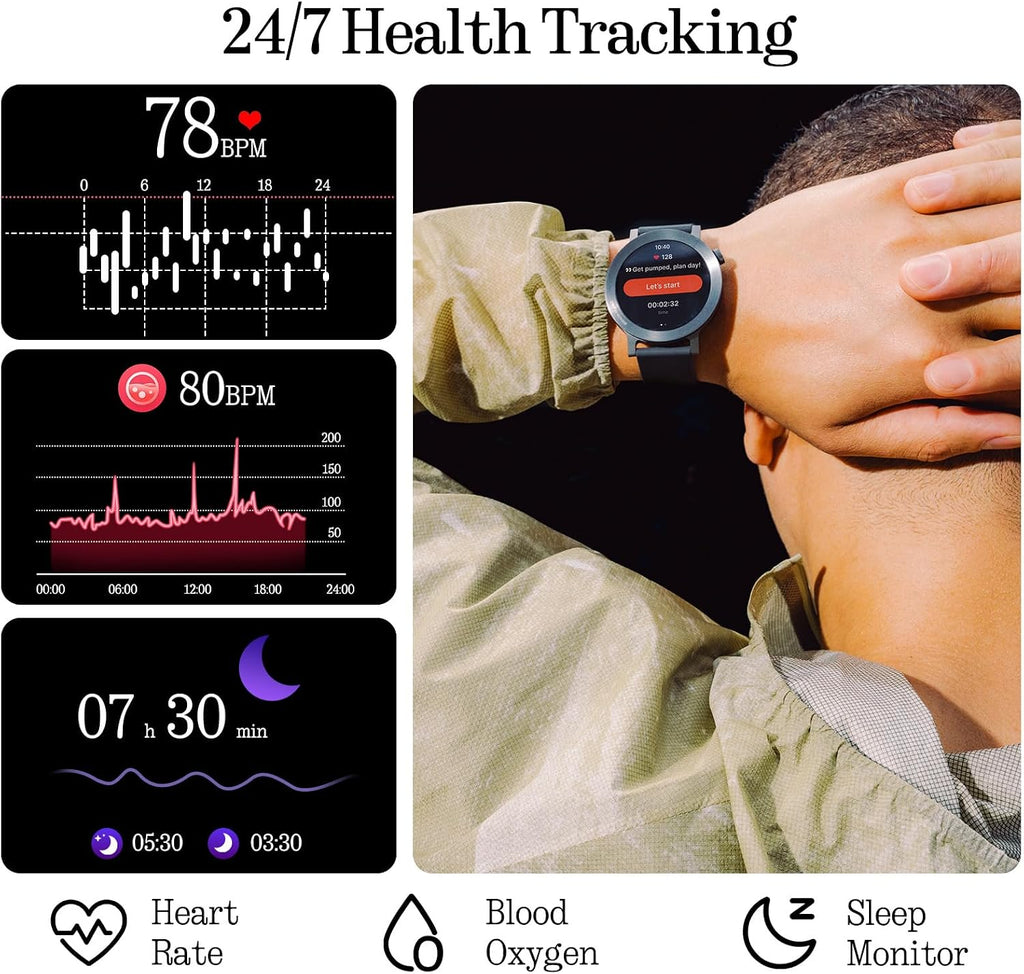 CMF BY Nothing Watch 3 Pro Smart Watch for Men Women, Bluetooth Call AI Energy Score, 1.43” Heart Rate Tracking, Sleep Monitor, GPS & 130 Sport Modes, Fitness Tracker for Android iOS, IP68 Dark Grey