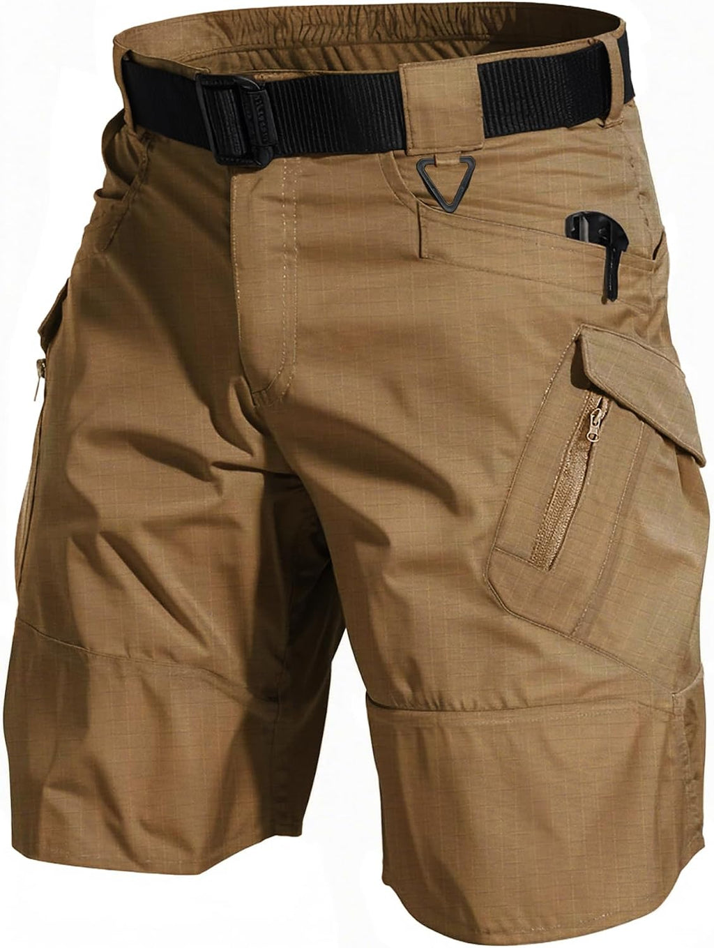 AUTIWITUA Men's Hiking Shorts Waterproof Tactical Cargo Short Pants Quick Dry Work Shorts with Multi Pockets(No Belt)