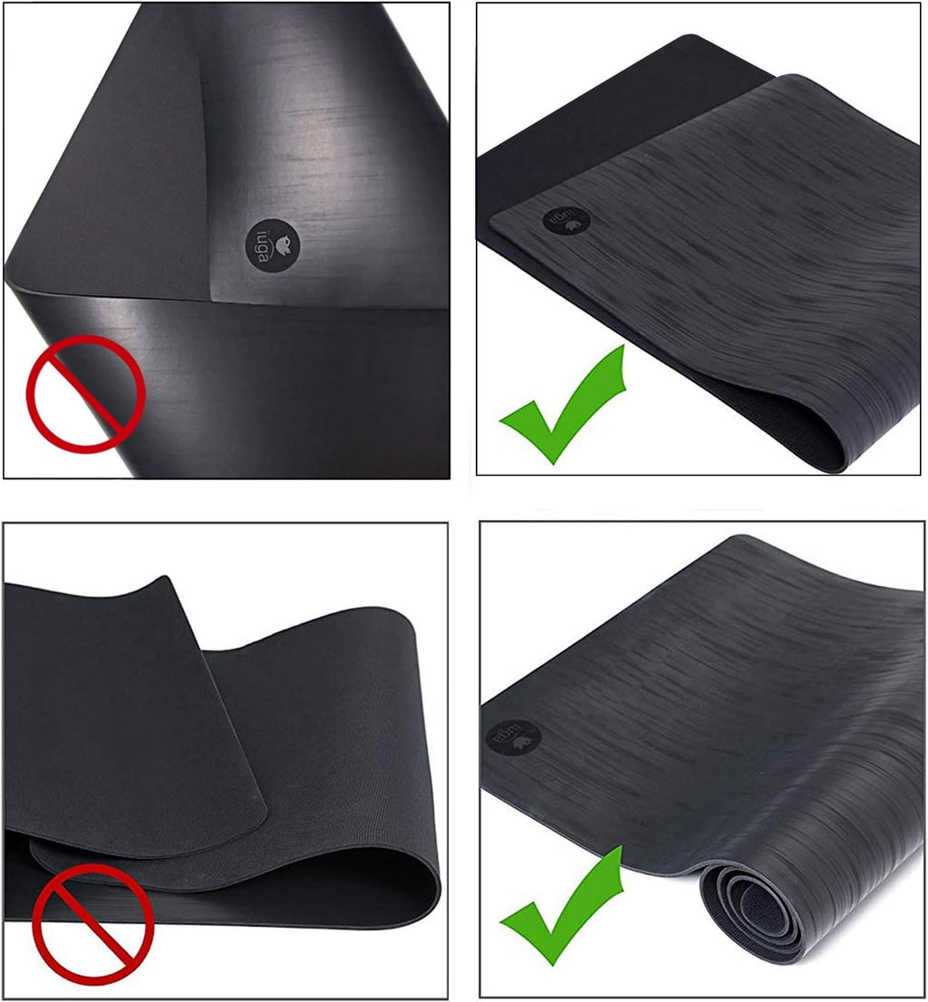 Pro Non Slip Yoga Mat Thick for Hot Yoga, Pilates, Workout & Home Gym