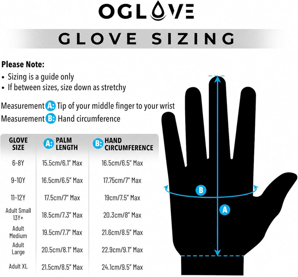 OGLOVE Waterproof Thermal Sports Gloves, Touchscreen Sensitive Field Gloves for Football, Soccer, Rugby, Mountain Biking, Cycling, Fishing and More