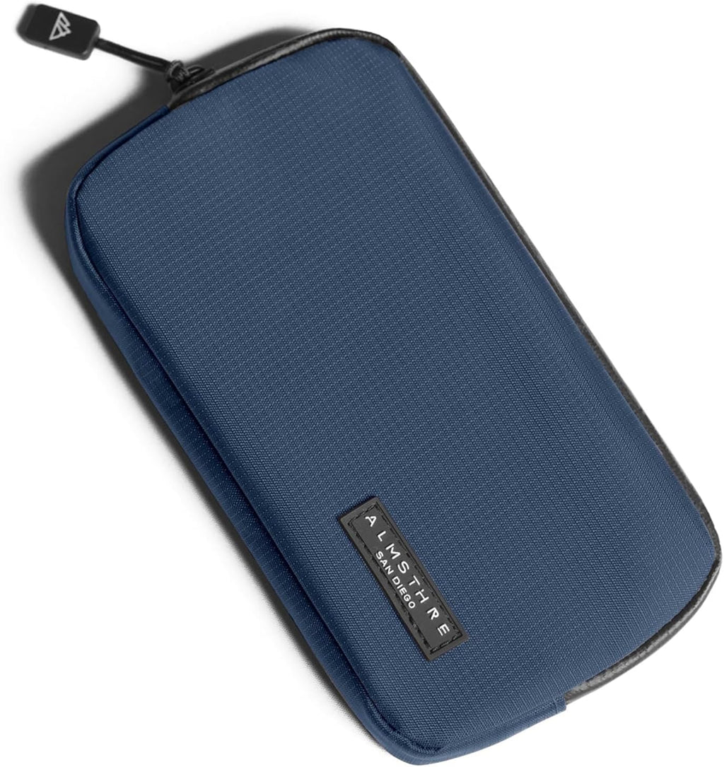 ALMSTHRE Ride Wallet 7”x4” | Waterproof Cycling Wallet for Phone, Cards & Essentials | Durable Ripstop Nylon – Fits Most Phones & Passports | Secure Storage for Biking & Travel