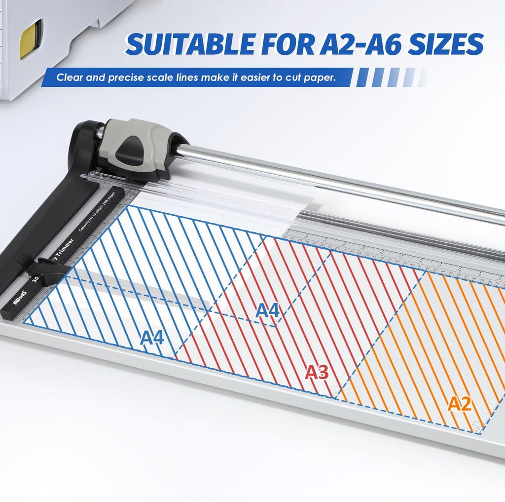 670mm(26.37") Rotary Paper Trimmer, 15 Sheets Heavy Duty Paper Trimmer