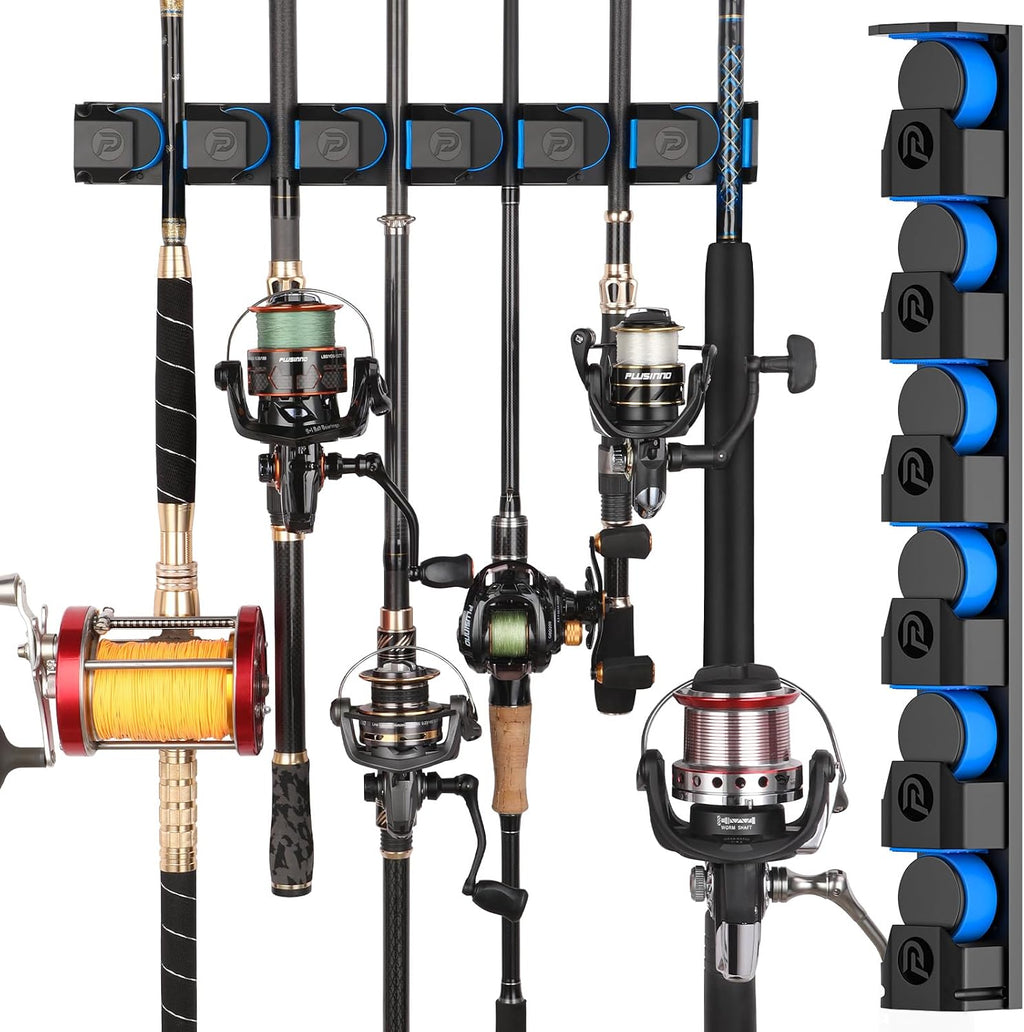 PLUSINNO V6 Vertical Fishing Rod Holder, Pole Holders for Heavy Combos