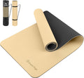 Gruper Yoga Mat Non Slip, Anti-Tear Workout Mat with Carrying Strap and Bag