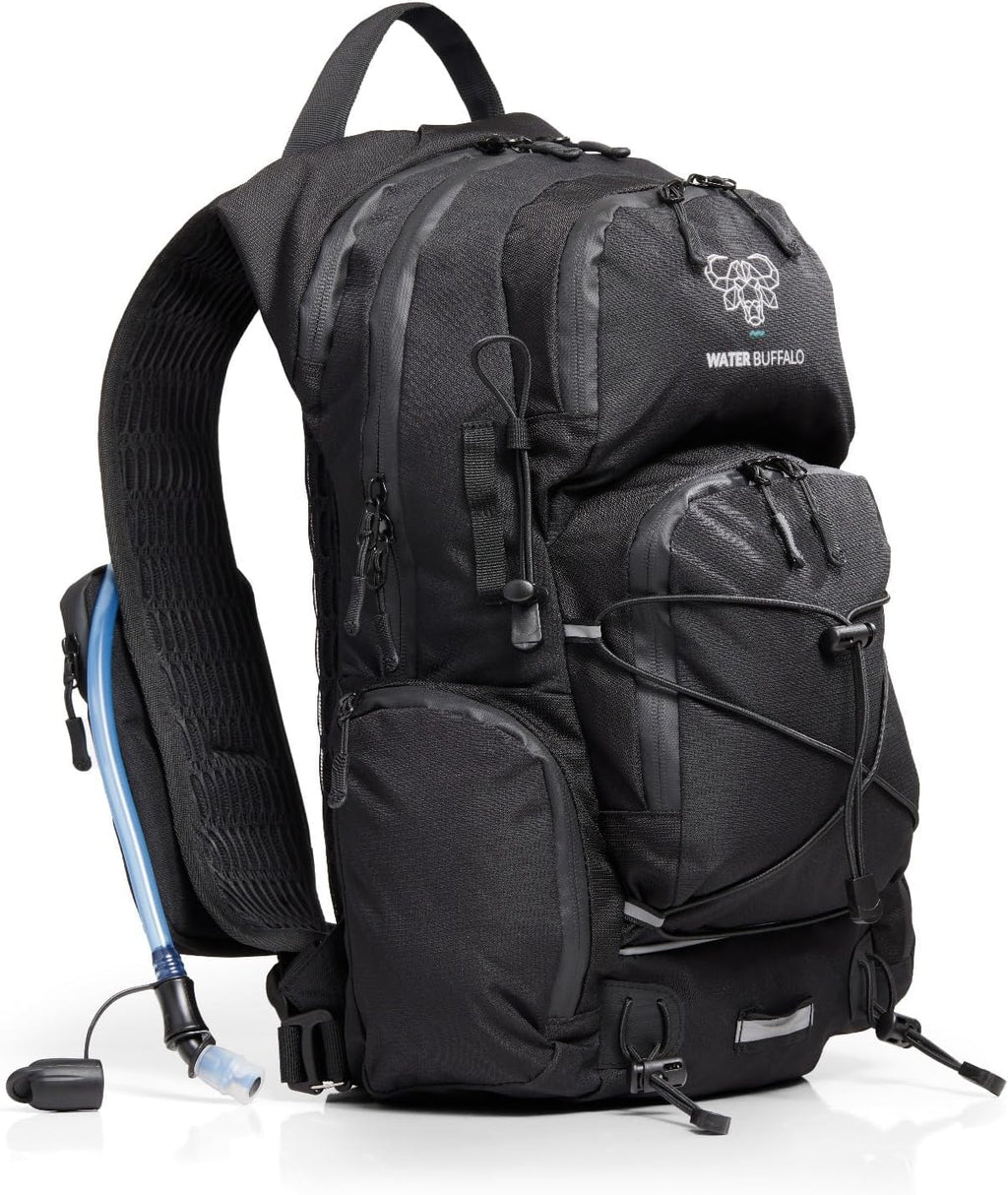 Water Buffalo Sherpa 22L Hiking Hydration Backpack, 2L Bladder
