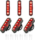 Bike Tail Light, Bicycle Rear Lights USB-C Rechargeable LED Cycling Safety Flashlight with 4 Light Mode for Road Mountain Night Riding & Adults Men Women