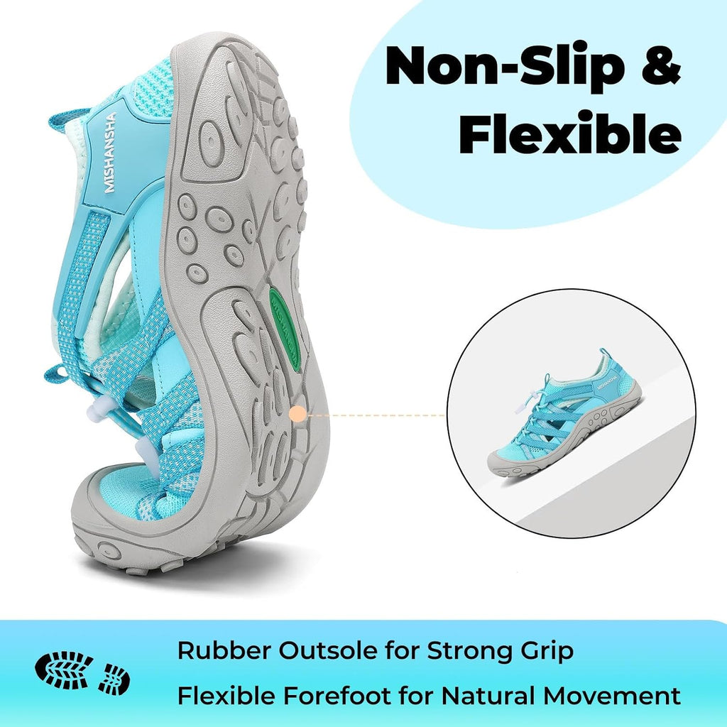 Mishansha Women’s Hiking Sandals Closed Toe, Lightweight Breathable Water Sandals, Non-Slip Outdoor Sport Sandal for Walking Trekking Beach