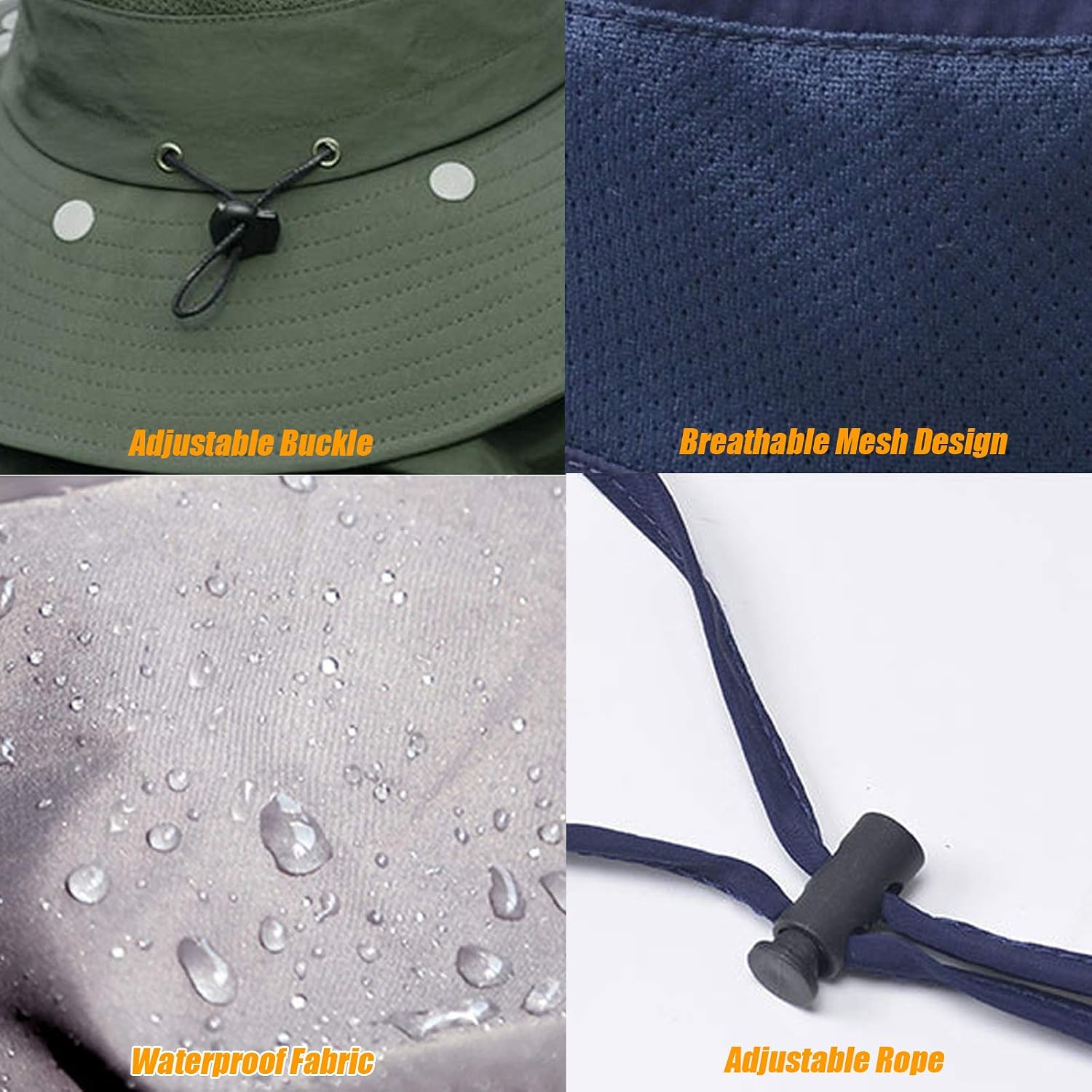 Fishing Hat for Men & Women, Sun Protection Hat with Face Cover & Neck Flap