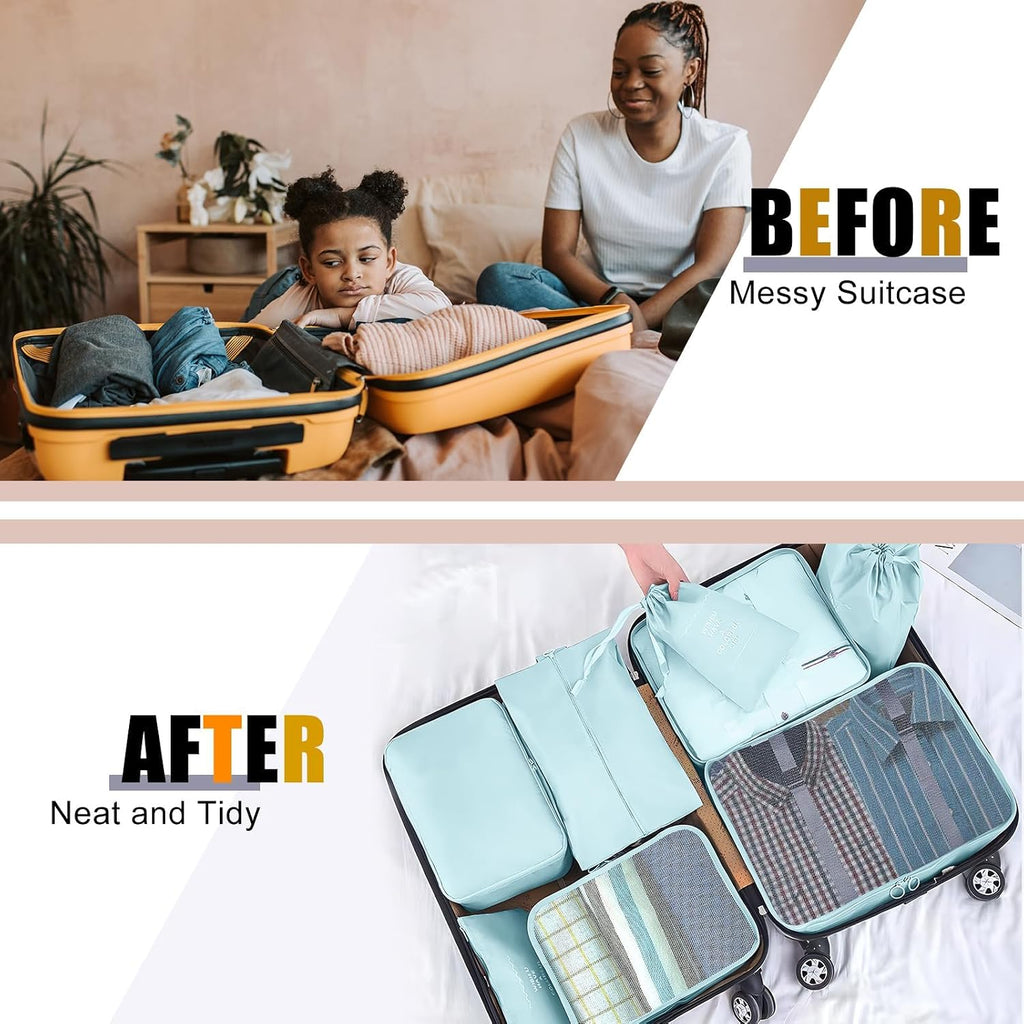 Packing Cubes for Travel 10 Set Luggage Organizer Bags