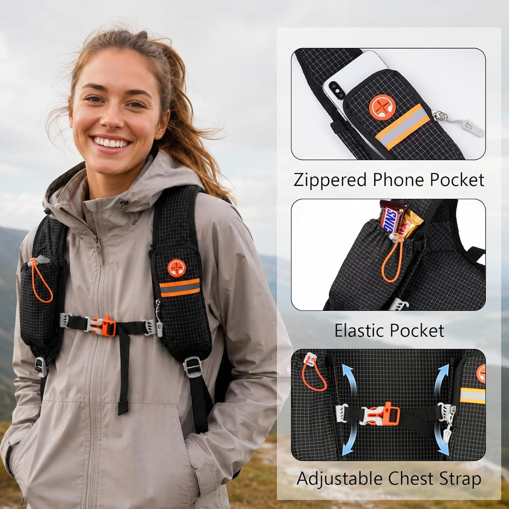 18L Packable Hiking Backpack Waterproof Lightweight Daypack for Women Men