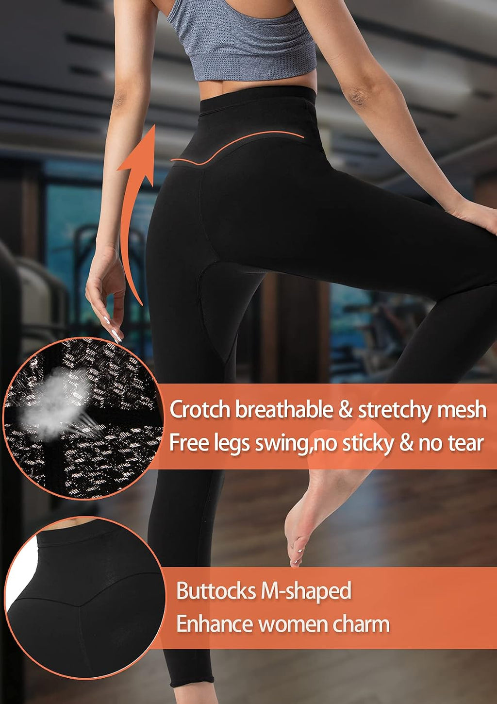 Sauna Pants Women Slimming Leggings Heat Trapping Workout