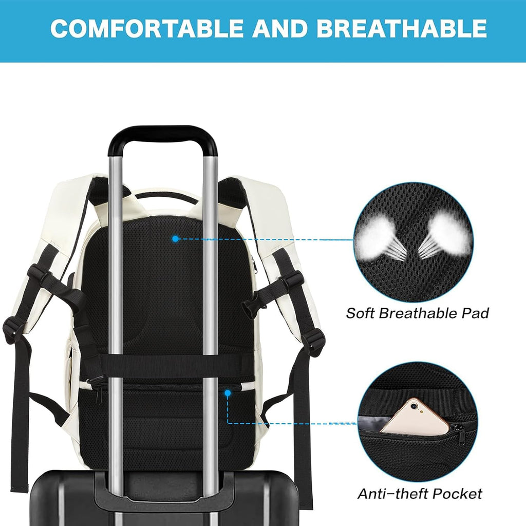 MOSISO 15.6-16 inch 35L Laptop Backpack with USB Charging Port