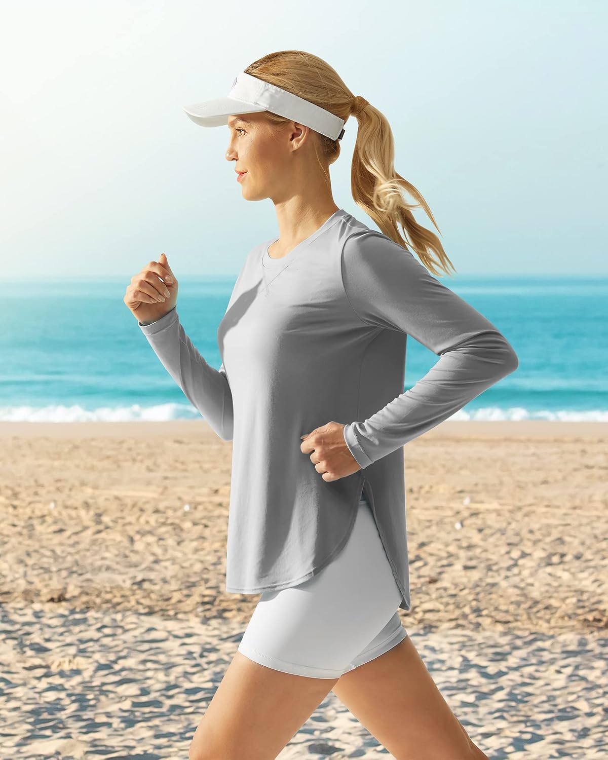 G4Free Lightbreeze Womens UPF 50+ UV Sun Shirts Long Sleeve Workout Tops