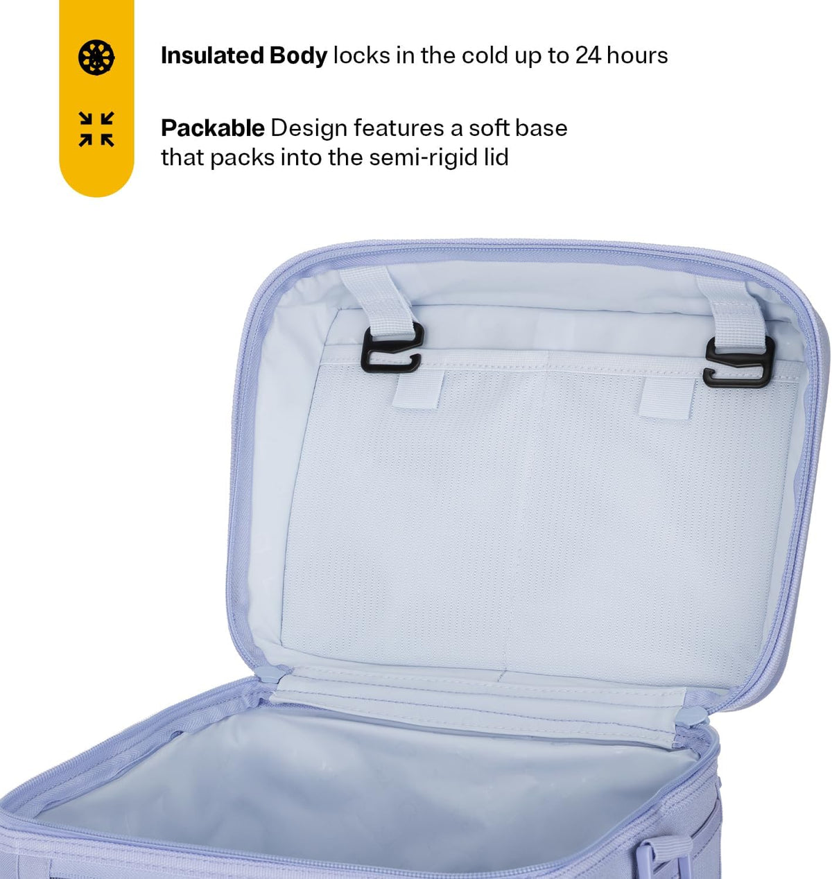 RTIC Everyday Cooler, Soft Sided Portable Insulated Cooling for Lunch, Beach, Drink, Beverage, Travel, Camping, Picnic, for Men and Women