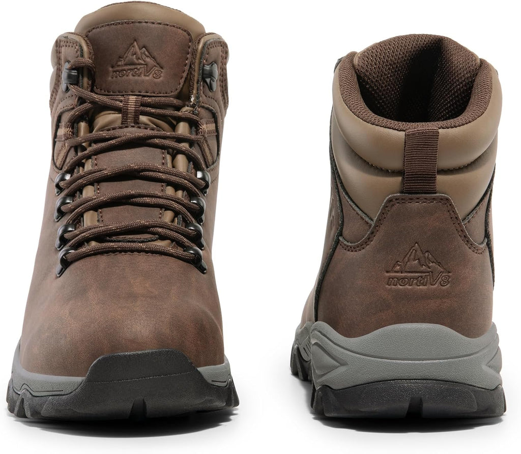 NORTIV 8 Men's Hiking Winter Insulated Snow Boots