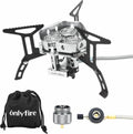 ONLYFIRE OUTDOOR LIVING Portable Camping Stove with 1LB Propane Gas Adapter