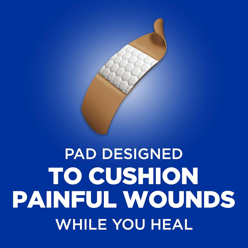 BAND-AID Brand Flexible Fabric Adhesive Bandages, Assorted, 2 x 100 Count