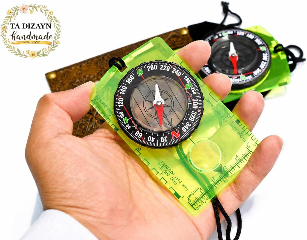 TA DIZAYN New Generation Scout Compass for Hiking, Camping & Backpacking – Survival Compass Gift for Men, Women, Boys & Girls | Graduation Gifts 2026 for Kids