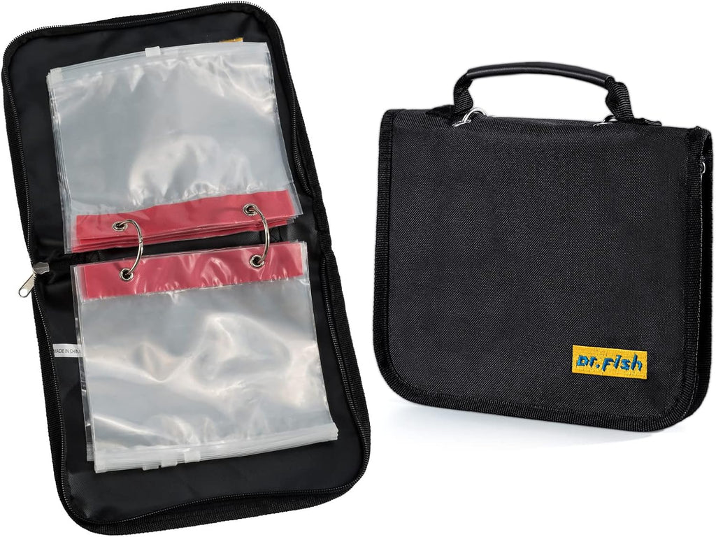 Dr.Fish Soft Bait Binder Bag Lure Wallet Storage Tackle Bag