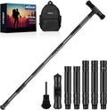 aiGear G2 Tactical Hiking Stick with Survival Kit, 5-Section Staff