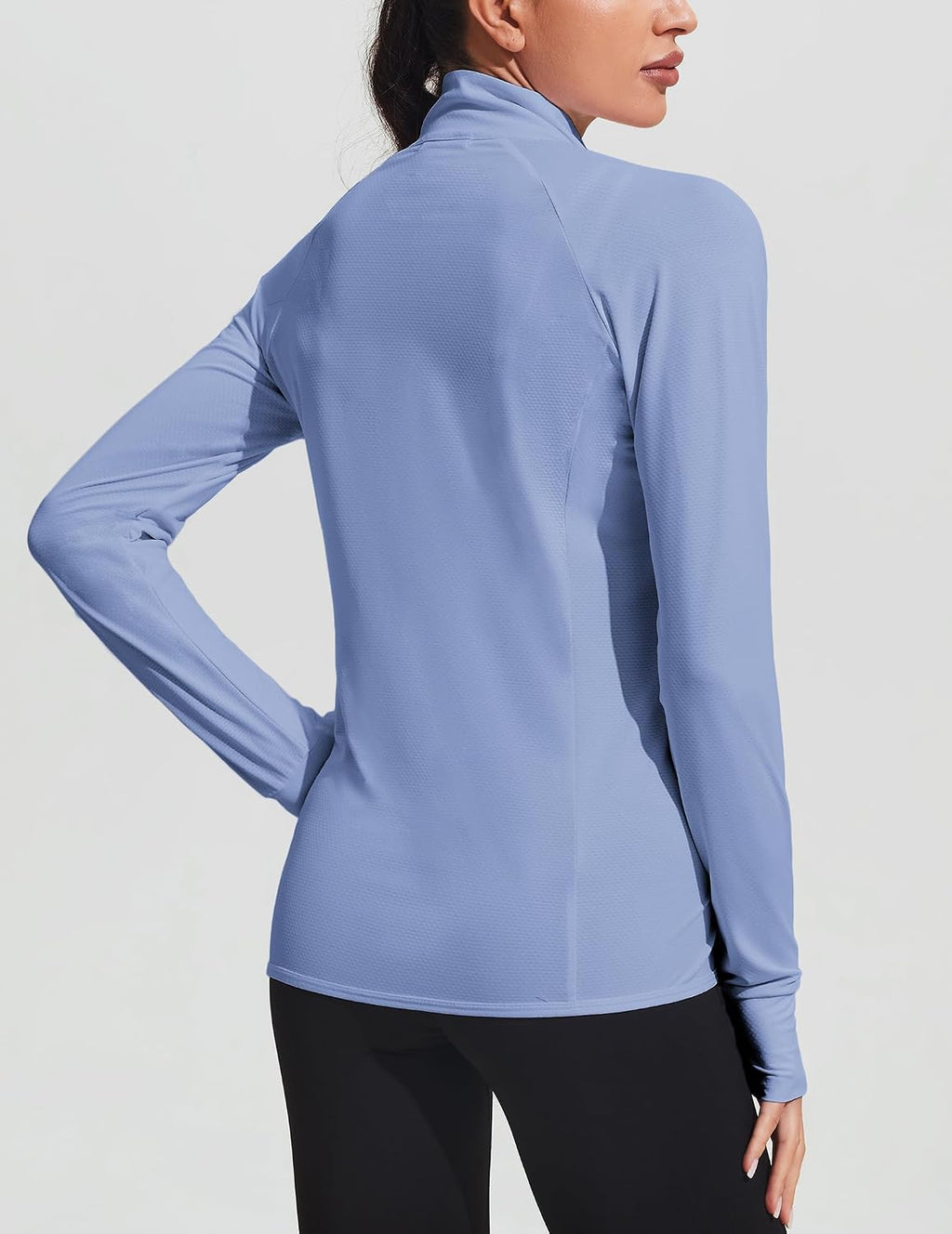 COOrun Women's UPF 50+ Jackets Sun Protection Golf Athletic Jackets Lightweight Full Zip Long Sleeve Shirts with Pockets