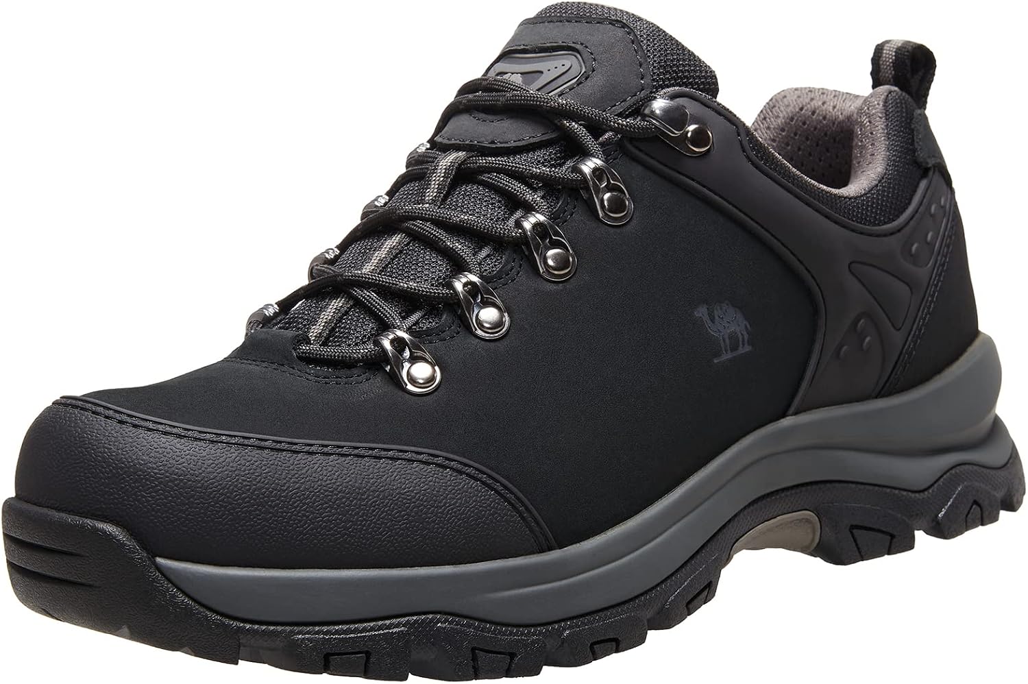 CAMEL CROWN Hiking Shoes Men Trekking Shoe Low Top Outdoor Walking Waterproof Leather Trail Sneakers