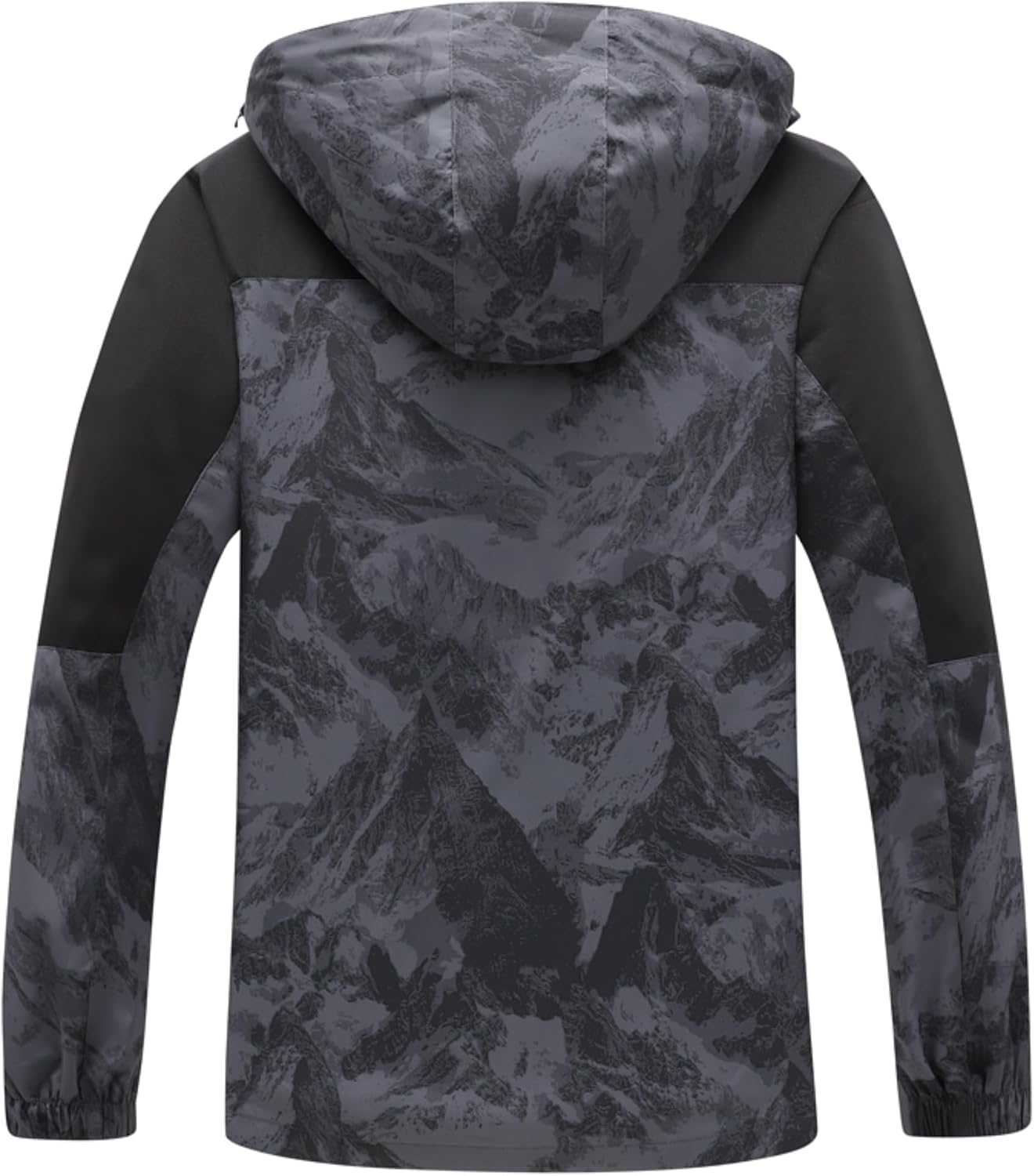 GIISAM Rain Jacket for Men, Mens Waterproof Raincoat Lightweight Rain Jackets Outdoor Rain Coat Windbreaker with Hood