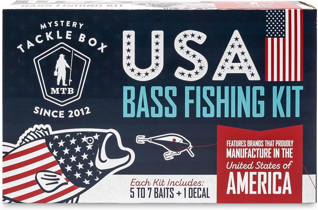 Catch Co Mystery Tackle Box Freshwater Bass Fishing Kit