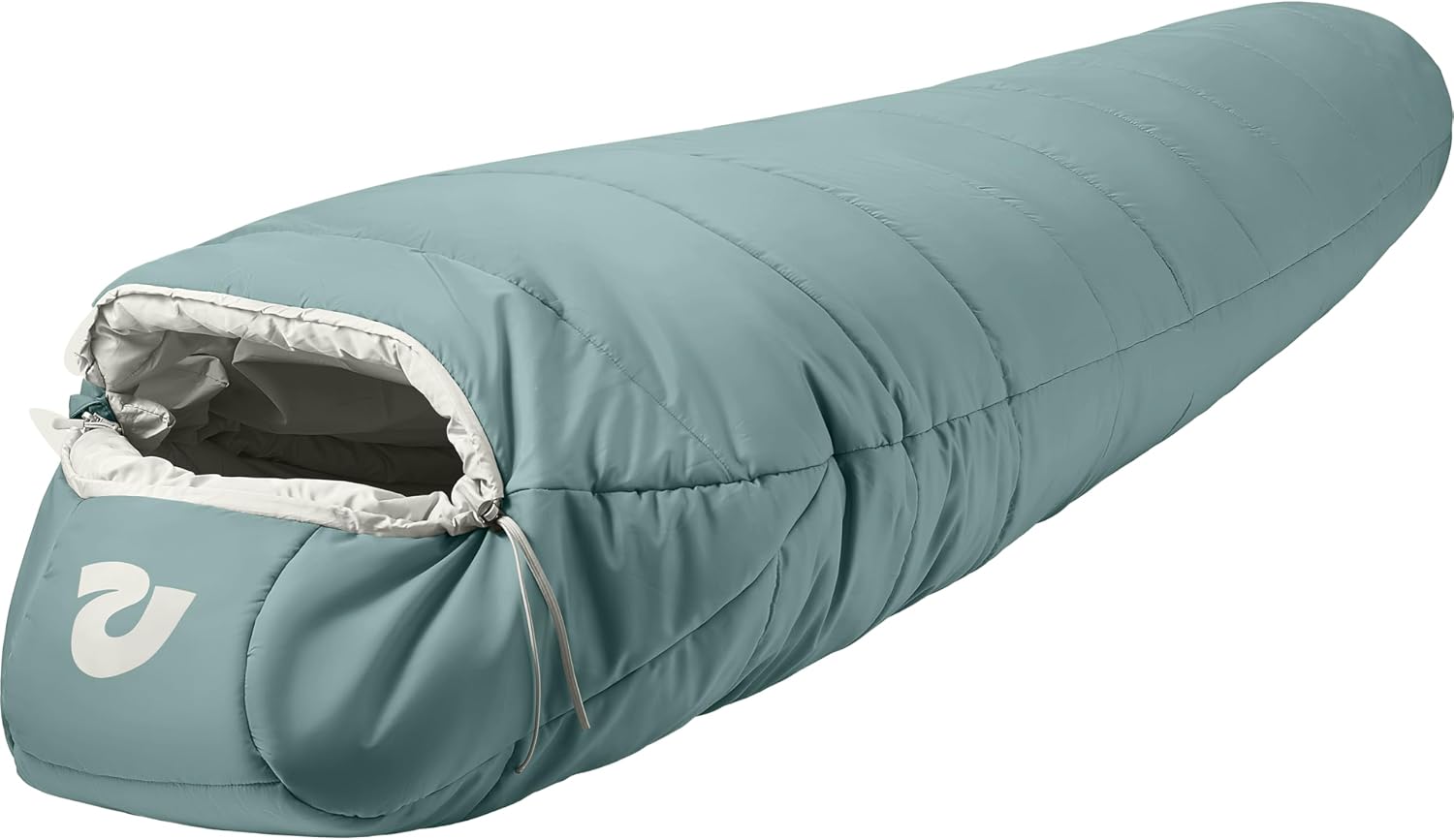 Retrospec Dream Mummy Sleeping Bag - 5, 15, & 30°F Cold Weather Camping & Travel Essential Gear with Water - Resistant Shell & Synthetic Fill - Zippered Pocket & Stuff Sack