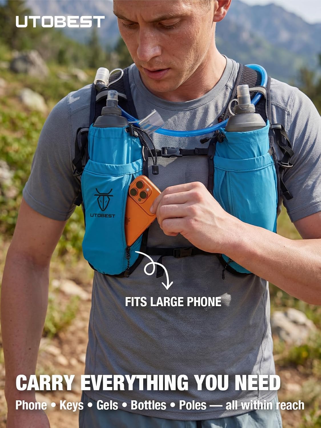 UTOBEST Running Vest Lightweight Hydration Pack 10L UTR110