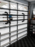 Cobra Storage Garage Door Storage Rack - 21" Black ABS Plastic Fishing Rod Holder - Ultimate Garage Organization for Fishing Gear and Equipment, Saltwater Fishing Gear (1 Pack)