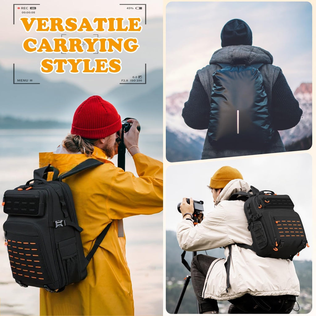 HAMBOLY Professional Camera Bag Backpack for DSLR, SLR & Mirrorless