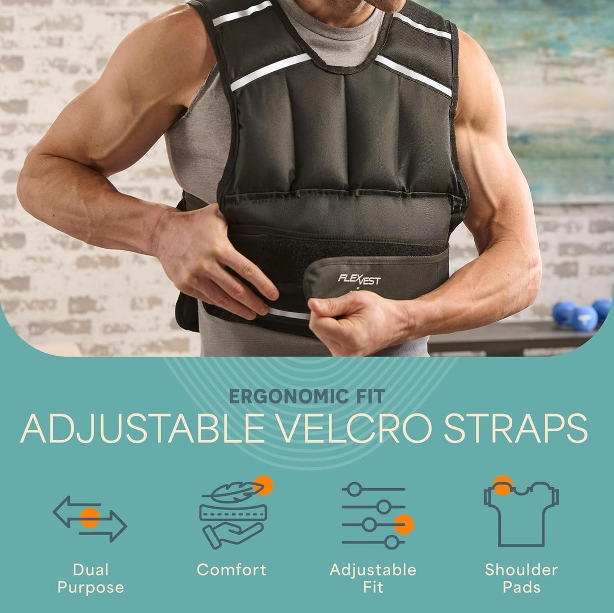 Lifepro FlexVest Adjustable Weighted Vest for running