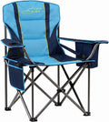 FAIR WIND Oversized Fully Padded Camping Chair with Cooler for Adults