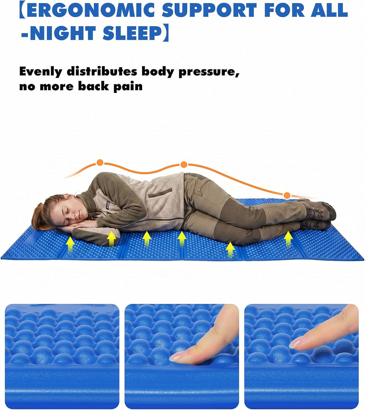 Camping Sleeping Pad, Lightweight Closed Cell Foam