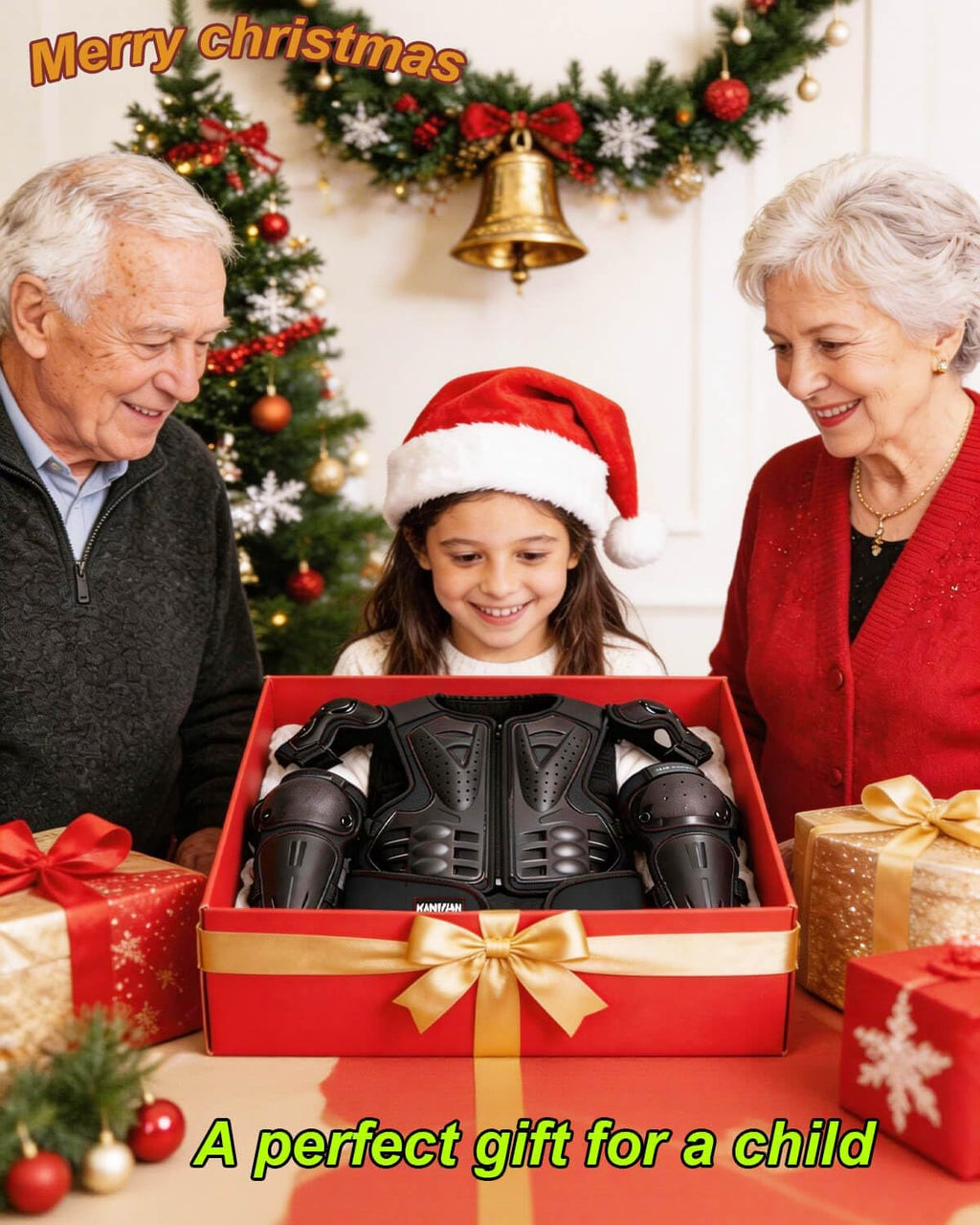 Kids Dirt Bike Gear,Motorcycle Armor Vest Suit for Motocross ATV MTB,Elbow Knee Back Chest Protection for Skating Ski