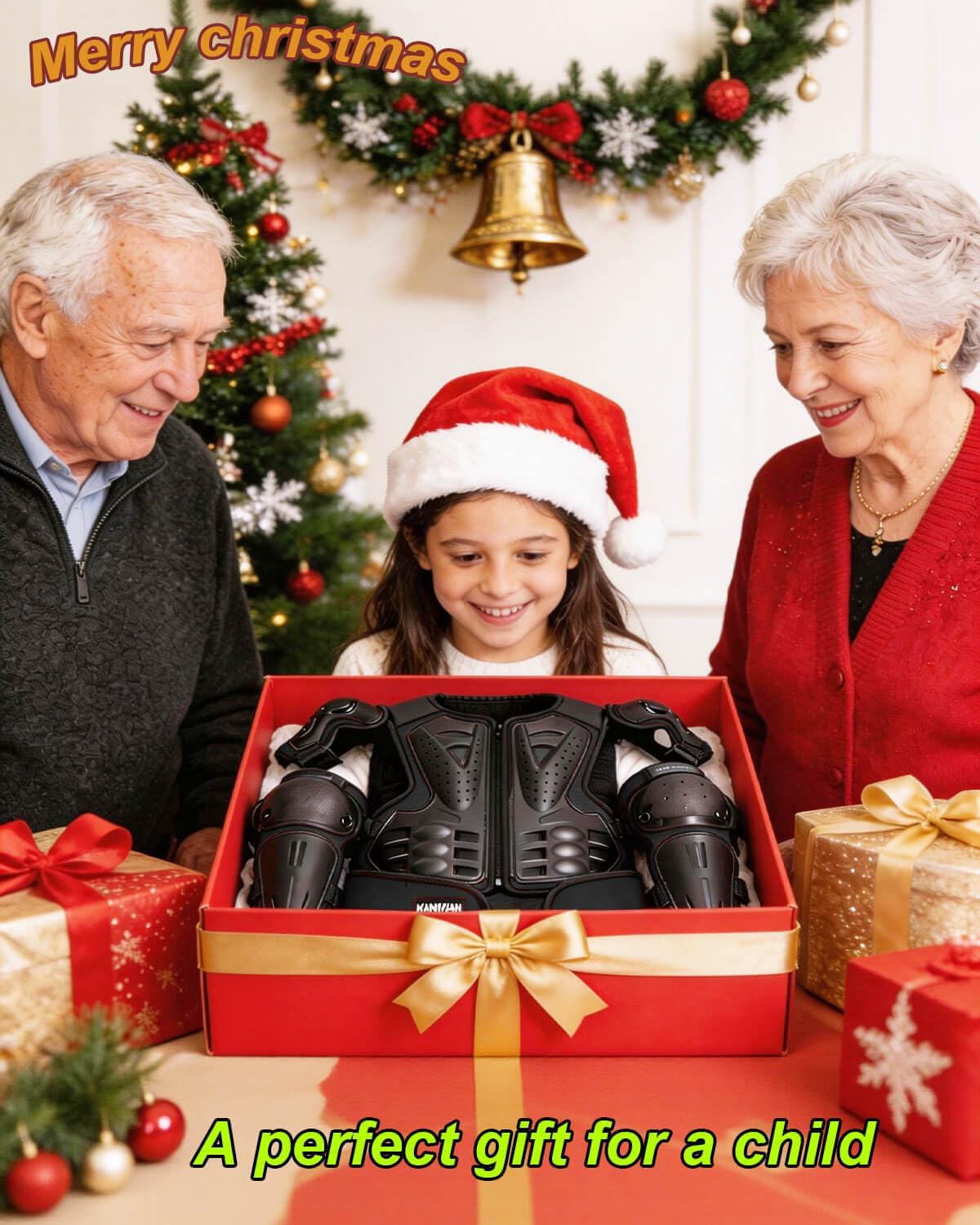 Kids Dirt Bike Gear,Motorcycle Armor Vest Suit for Motocross ATV MTB,Elbow Knee Back Chest Protection for Skating Ski