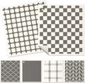 Miss Adola 6 Pack Swedish Dishcloths for Kitchen - Reusable Dish Cloths for Washing Dishes Absorbent Cute Funny Kitchen Towels Cleaning Sponge, Grey Checked