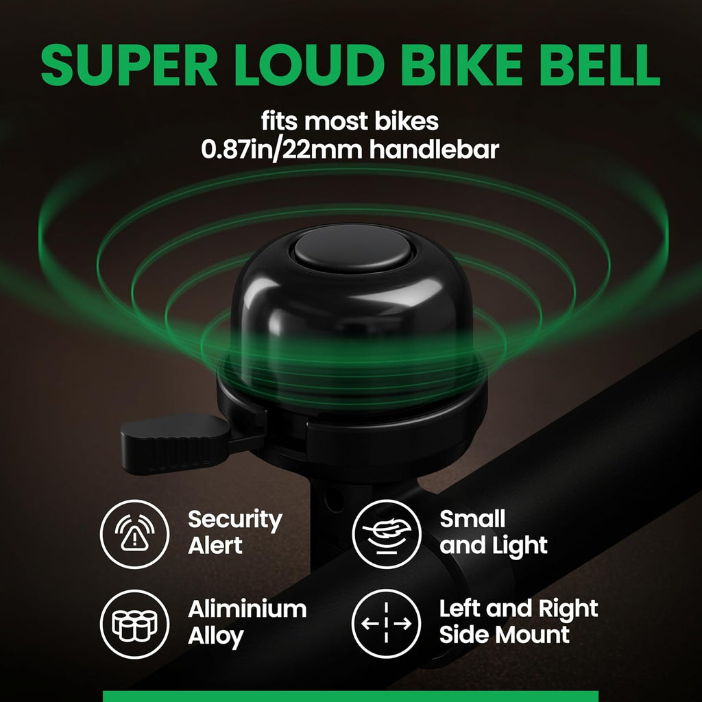 Bike Lights Front and Back for Night Riding, Rechargeable Bicycle Light Set