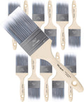 Wesquer 2.5 Inch Flat Paint Brushes 12 Pack Bulk Professional Coverage