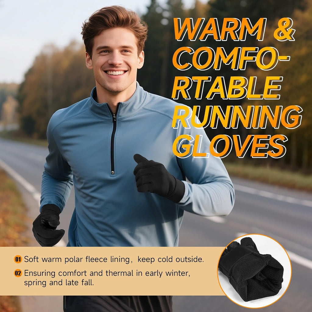 OZERO Winter Gloves for Men Women - Touchscreen