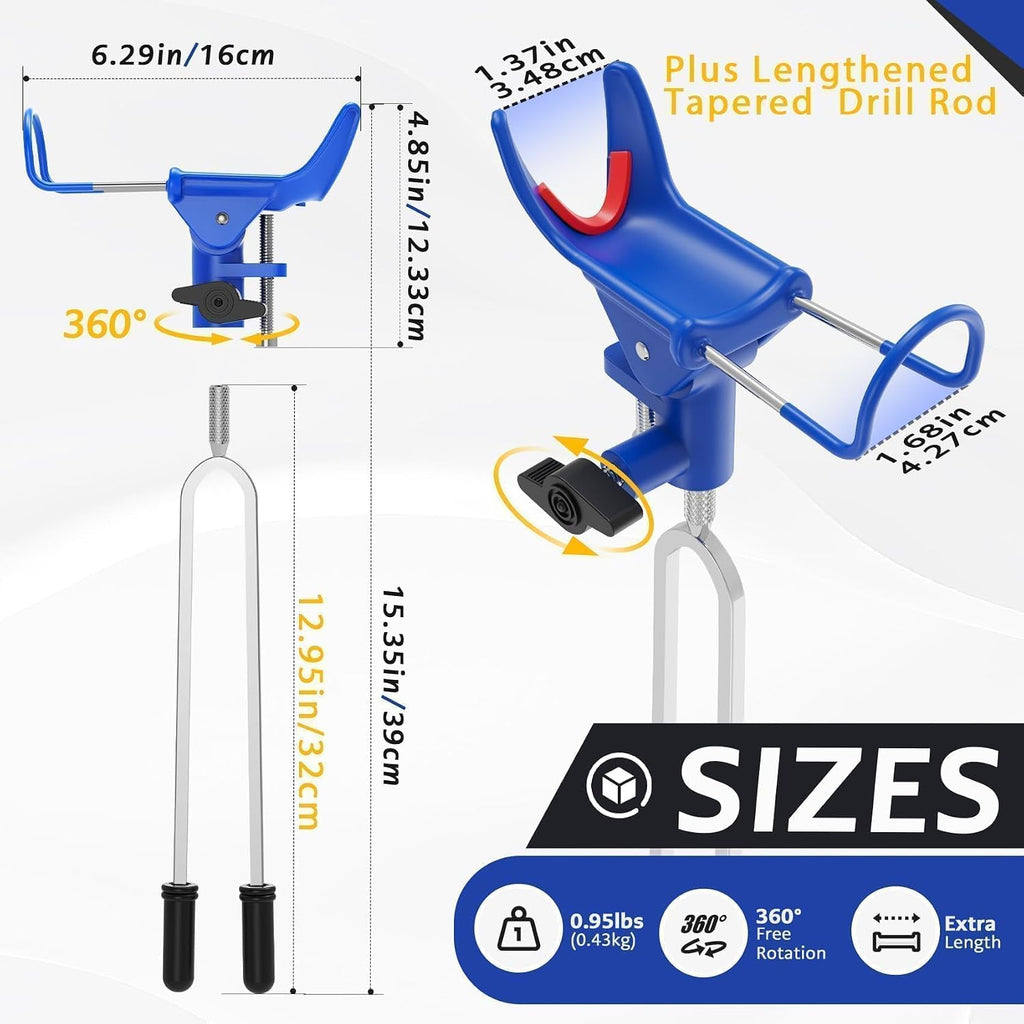 DZrudun Fishing Rod Holder for Ground,Fishing Pole Holders for Ground 2/4PC